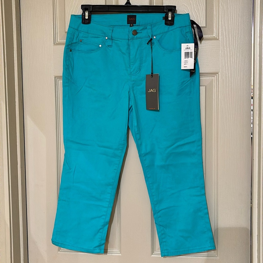 NWT Jag Jeans Chloe Skinny Capri. Size 6